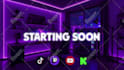 design gaming twitch stream logo, overlay, alerts, intro, starting, kick, obs