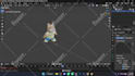 rig 3d character in maya or blender for animation, unreal or unity