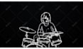 create a hand drawn lyric music video