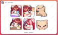 create chibi animated twitch emotes for you