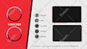 design youtube outro  and screen video