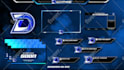 design animated twitch overlay screens and logo