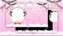 design anime vtuber stream overlay for twitch or youtube
