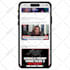 create an animated gif  simulating your website on an ipad or iphone