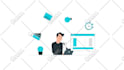 do 3d 2d saas animation, map animation, saas explainer video, saas video, vyond