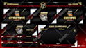 design cool animated stream overlay, facecam, screens for twitch
