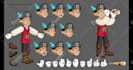 design custom 2d cartoon characters ready for animation
