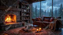 create cozy ambient relaxing rain video for youtube channel
