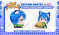 draw custom twitch emotes, chibi emotes, animated emotes, vtuber emotes for you