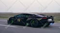 create a  black lamborghini car logo