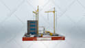 make 3d real estate construction logo animation intros