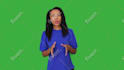 film a video on green screen