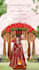create an digital indian wedding invitation and caricature video