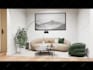 design house interior model, 3d rendering