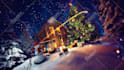 put your logo text in christmas greeting video 3