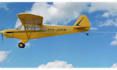 make propeller plane fly in sky logo reveal animation