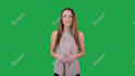 be your spokesperson on green screen
