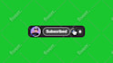 create youtube like, bell and subscribe button animations