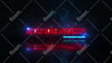 create cyberpunk neon light logo reveal intro video