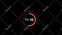 create 4k countdown or count up clocks with a personalized animation video