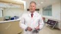 create medical spokesperson video in lab coat or scrubs