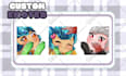 draw twitch emotes, chibi emotes, animated emotes, vtuber for stream