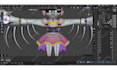 create professional 3d character rigging in blender,  maya animation and games