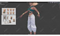 model a stylized 3d cartoon character or 3d game character