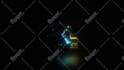 create electric lightning modern logo reveal