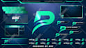 design animated twitch overlay screens and logo