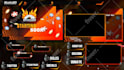 design animated twitch overlay, panles and twitch package