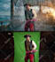 do professional rotoscoping, green screen removal for any video