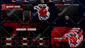 craft animated kick, twitch overlay, logo, kick, twitch stream package