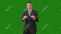 be your british male spokesperson on greenscreen with