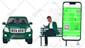 create animated marketing video, 2d animated explainer video with infographic