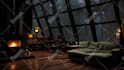 create cozy rain and relaxing video for meditation
