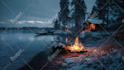create cozy ambient rain videos with natural sounds