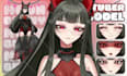 design and rig pro vtuber character in live2d, for vtuber model and vtube studio