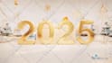 make a beautiful glittering happy new year video
