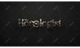 create a 3d glossy metal reveal