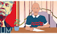 create 2d cartoon character animation of yourself or mascot