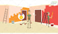 make painting contractor or painter services promo video ad
