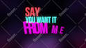 create modern lyrics video animation