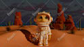 create a cute 3d character or mascot for games and animation