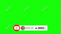 create youtube subscribe and social media lower third animation
