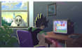 create lofi loop animation illustration and animated gif