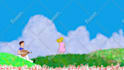 create simple 2d character animation video for you