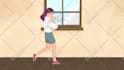 create lofi aesthetic illustration