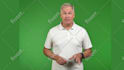 create a white screen spokesperson video