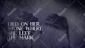 create a dark glitch metal lyric video synced to your track